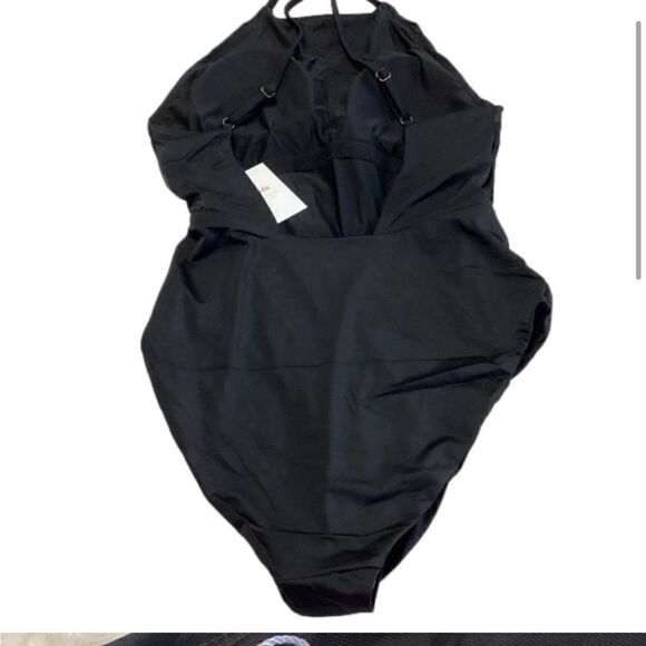 XL Andie SWIM The Asbury One Piece Black NWT - Picture 3 of 4